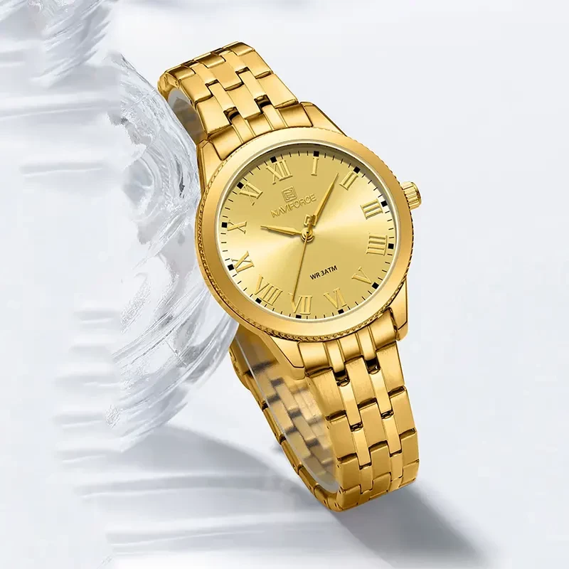 Naviforce NF5032 Classic Gold-tone Ladies Watch